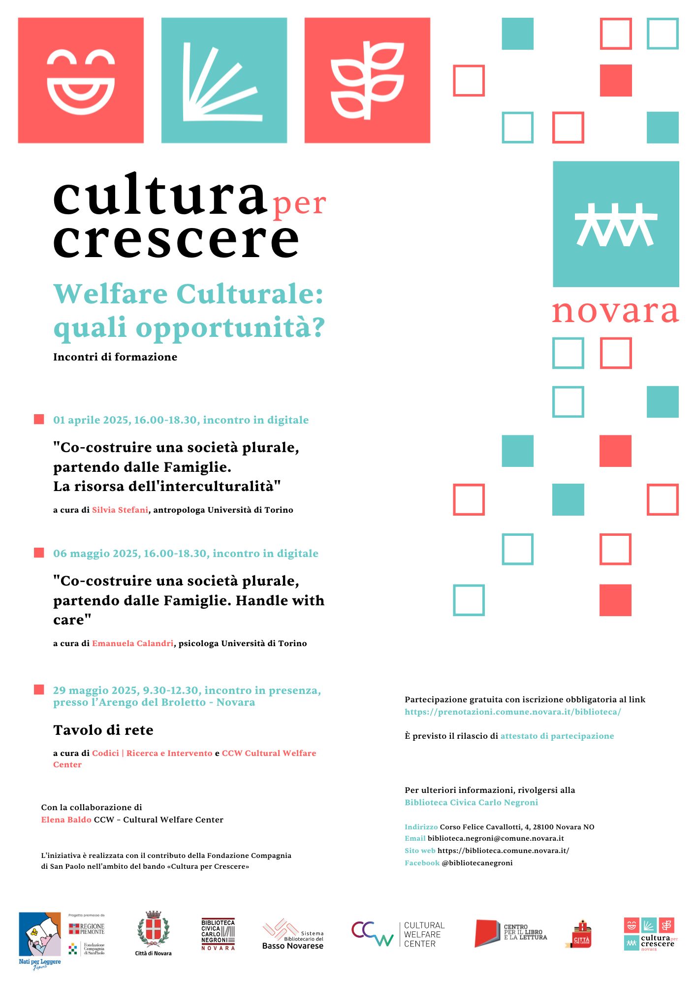 CULTURA PER CRESCERE: "Welfare Culturale: quali opportunit&agrave;?"