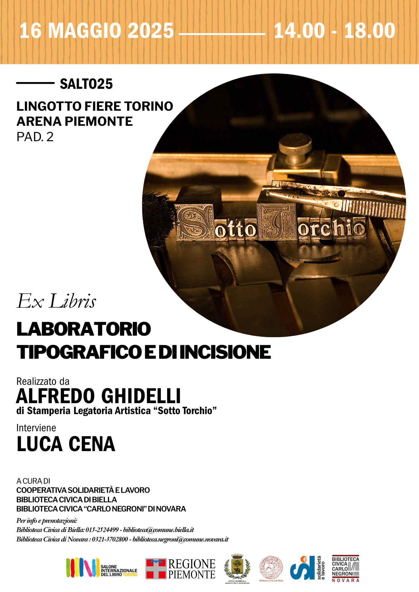 Ex Libris laboratorio tipografico e di incisione - Biblioteca Negroni Novara