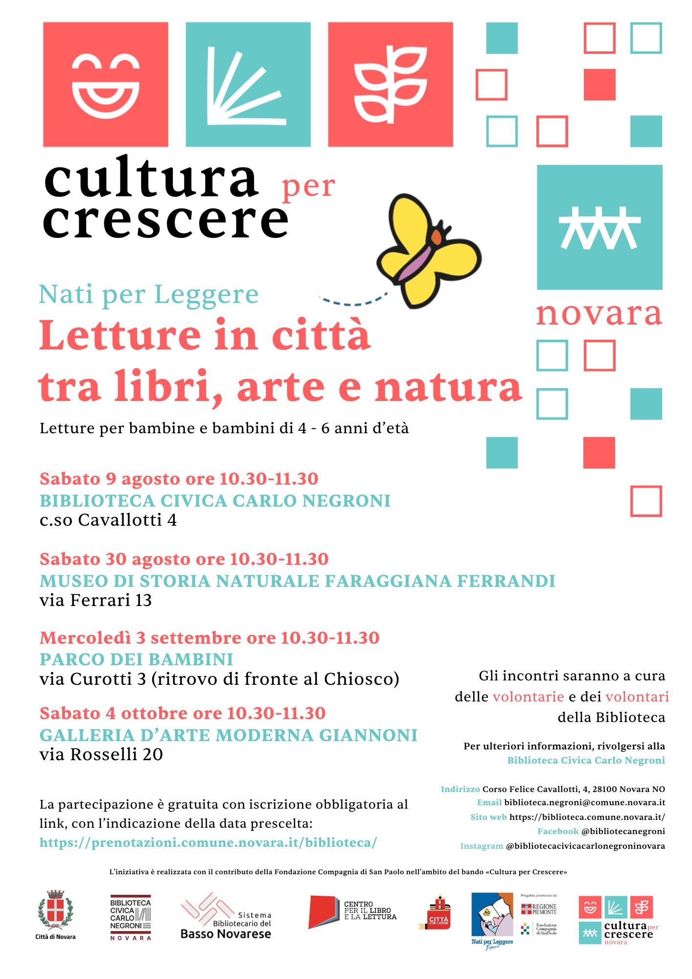 Letture in citt&agrave; tra arte, libri e natura