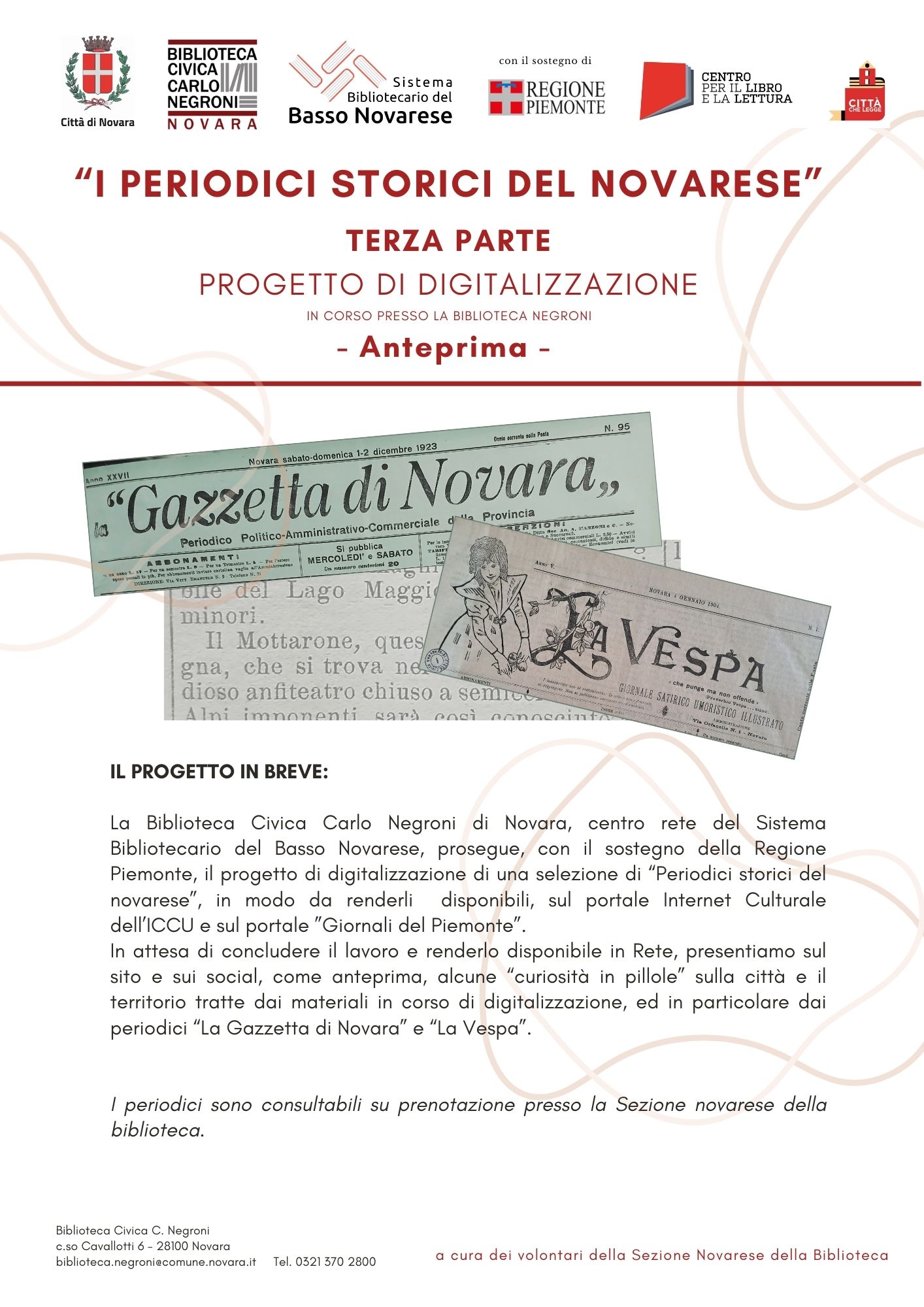 Progetto digitalizzazione periodici - terza parte -