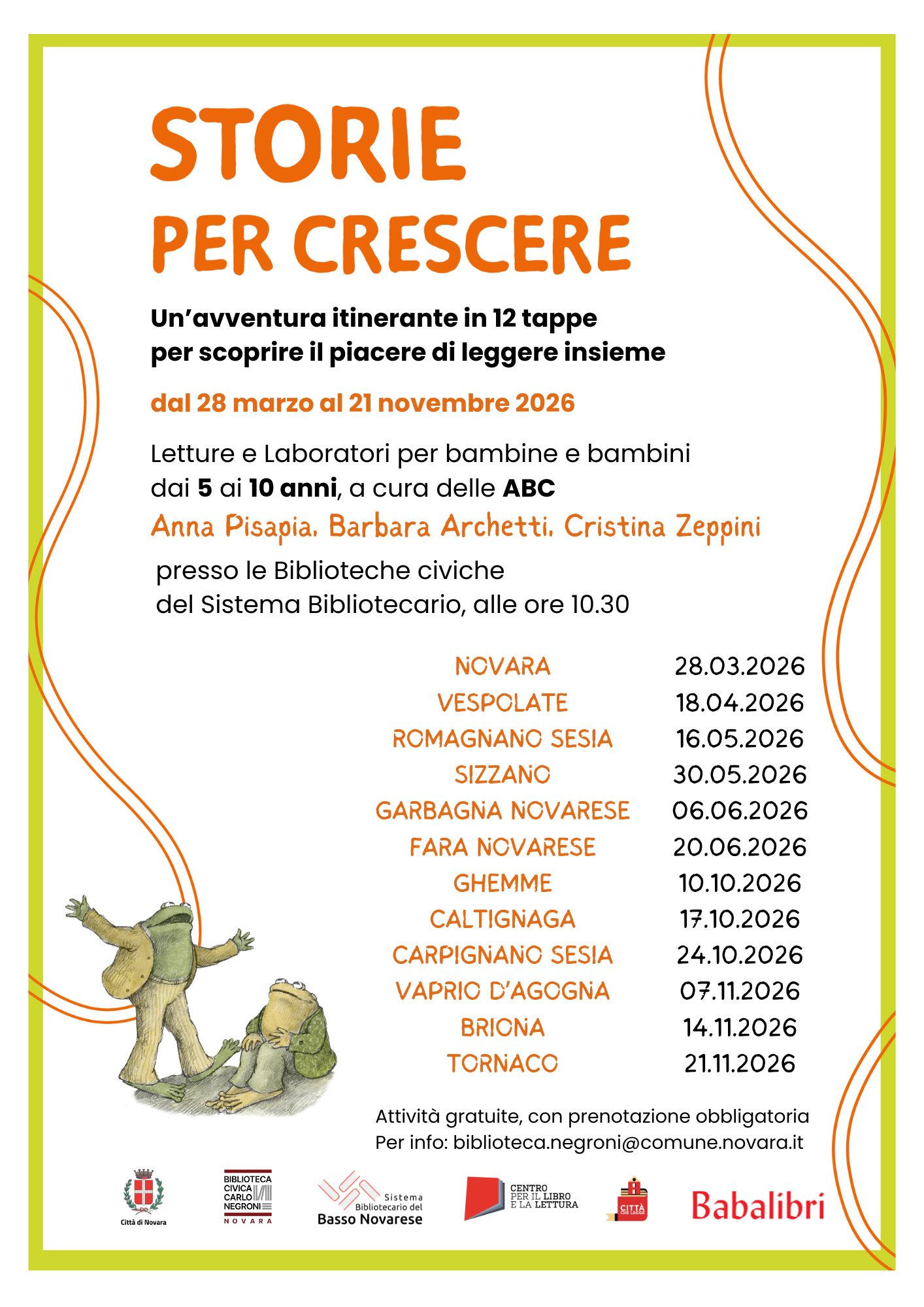 Storie per crescere 2026