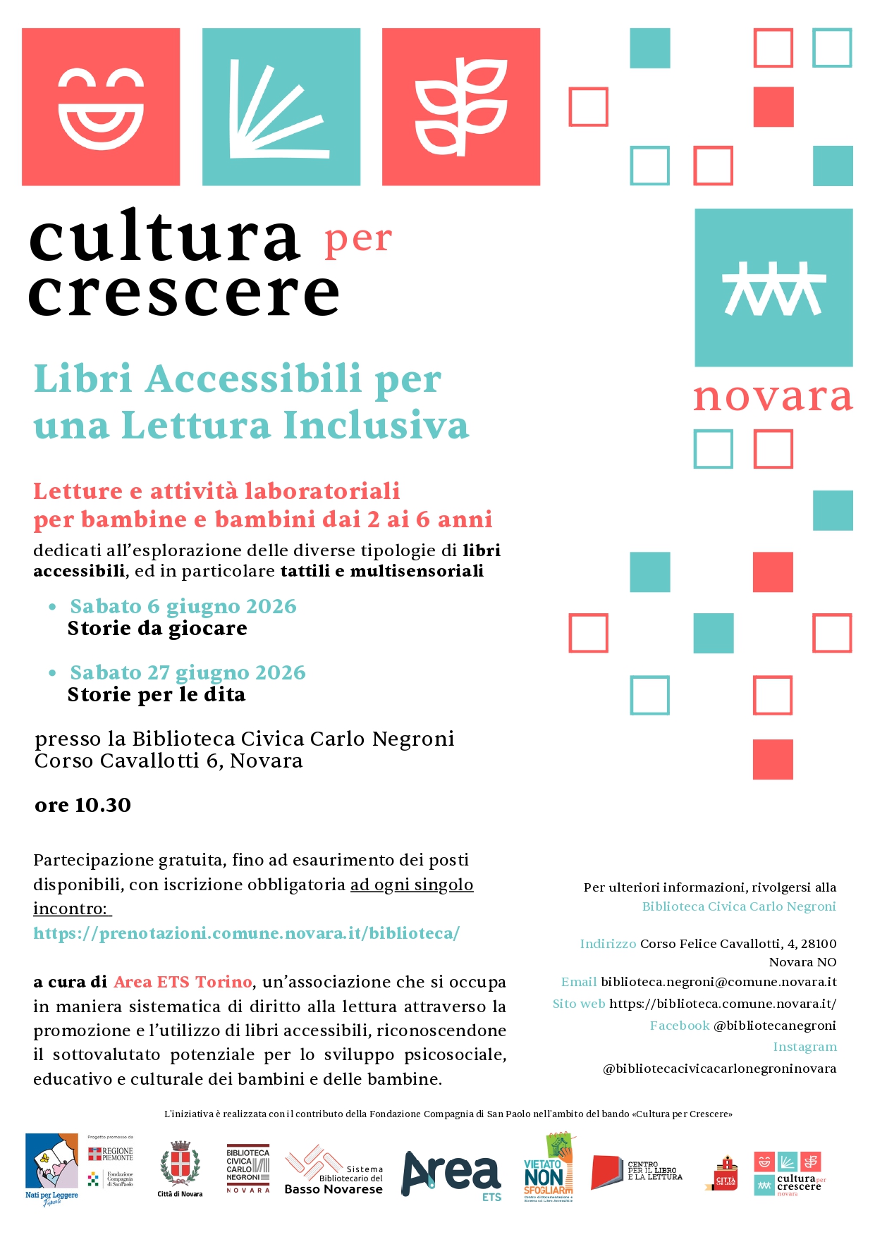 Libri Accessibili per una Lettura Inclusiva - Letture e Laboratori