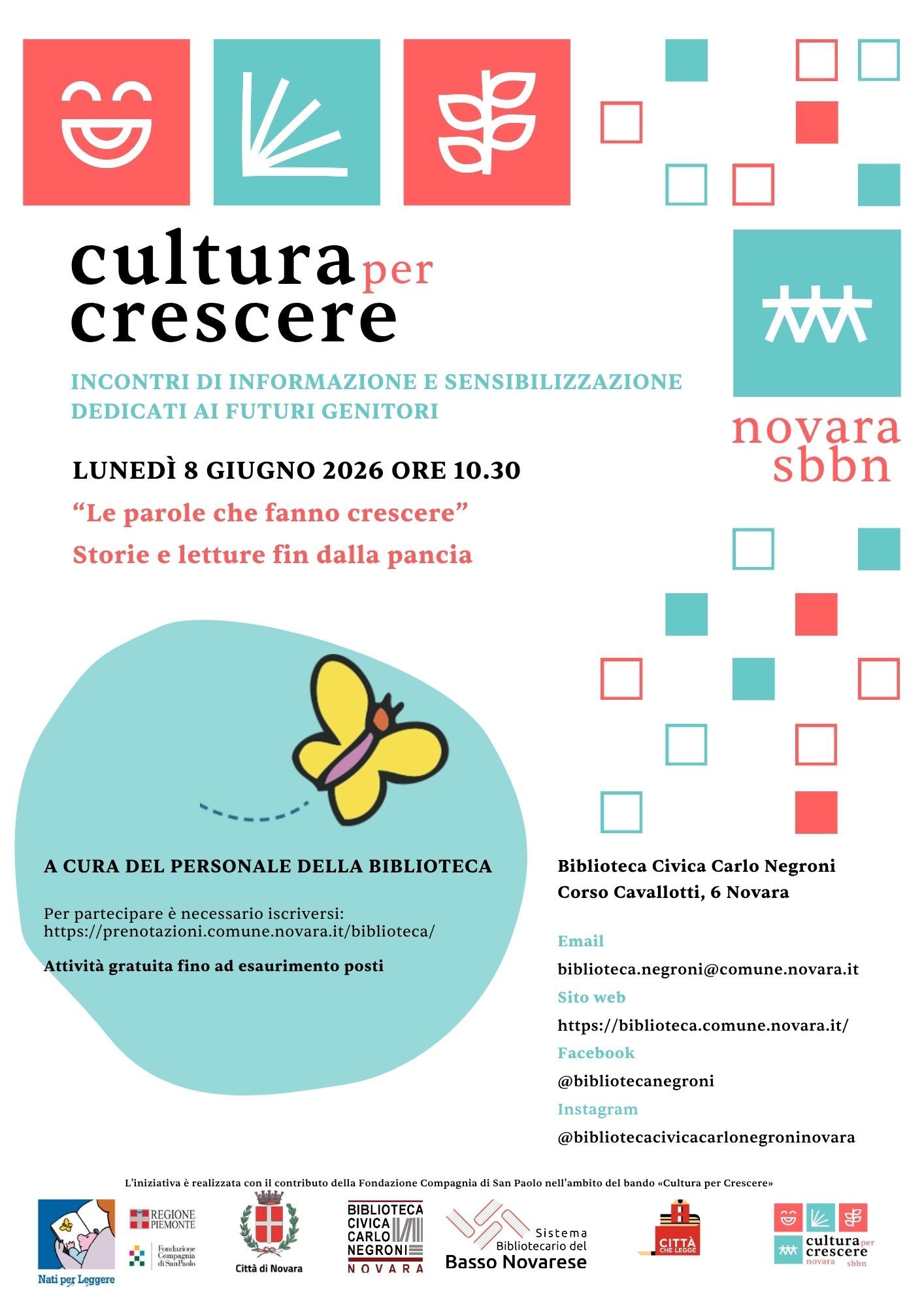 "Le parole che fanno crescere" Storie e letture fin dalla pancia - Cultura per Crescere
